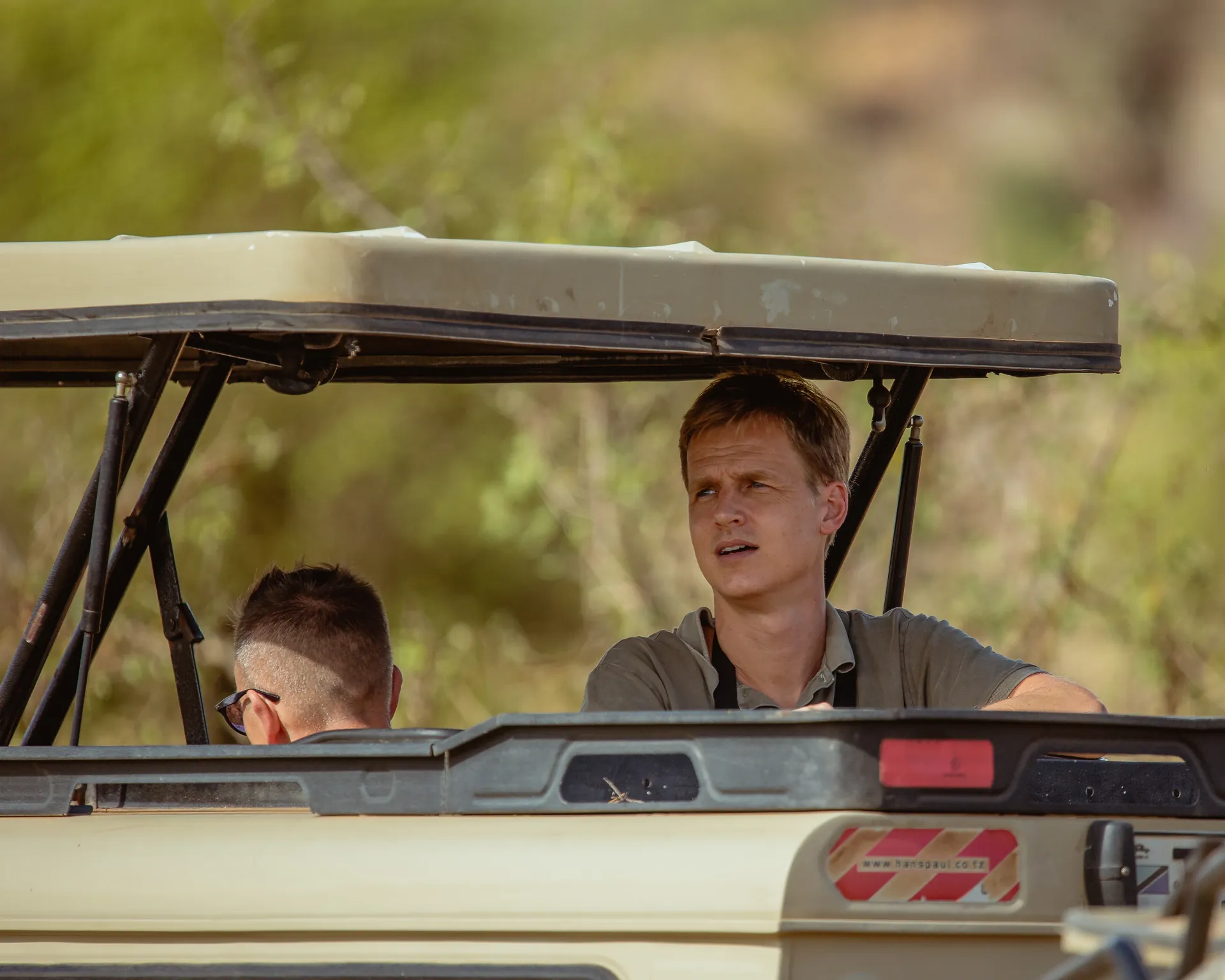 Wildlife in an East African safari landscape